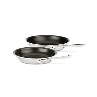  미국 올클래드 프라이팬 AllClad D3 3Ply 스테인리스 스틸 and Nonstick Sur페이스 2 Piece Fry