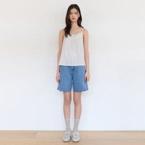 네크 레이스 슬리브리스 블라우스 T264MBL285W