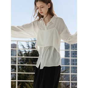 DRAPE BUSTIER BLOUSE SET_NSBL5209