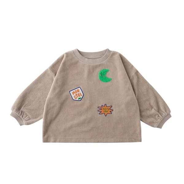 [여주점] 데님인더박스  -  와펜벨로아티셔츠  74C2133001