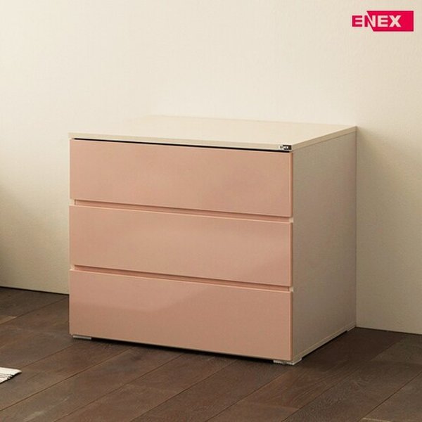 컬러핏 싱글장-3단 서랍장(거울미포함)-착불