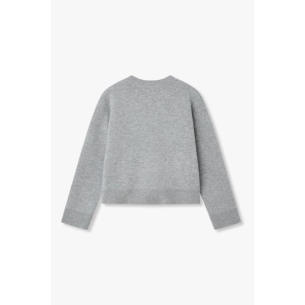 비즈 로고 라운드넥 풀오버 7115450Z02172