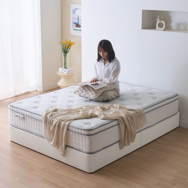 [숨결]국내주문제작 무헤드 호텔 평상형 가죽 침대 프레임 SS-착불