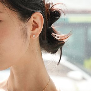 [ 본사 정품 / 실크 파우치 쇼핑백 증정 ] 실버 925 모이사나이트 6발 귀걸이 5부 기념일
