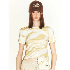 Tiger Pattern Top Light Beige