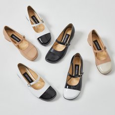 Round Toe Maryjane Shoes_5Colors