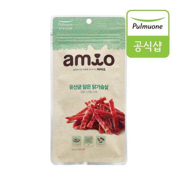 [풀무원 아미오]유산균 담은 닭가슴살 (50g)