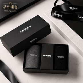 남자 도트 중목 양말 2족 선물세트 RM1303S 무배[36142266]