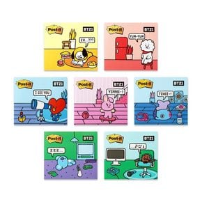 3M SSN 커버노트 BT21 코야 654 656 613 혼합