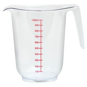 심플 대형 투명 다용도 계량컵 1개