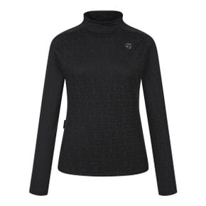 [엑셀러]25SS 여성 자가드 하이넥 티셔츠 TWTHO5242-192