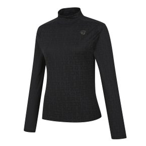 [엑셀러]25SS 여성 자가드 하이넥 티셔츠 TWTHO5242-192