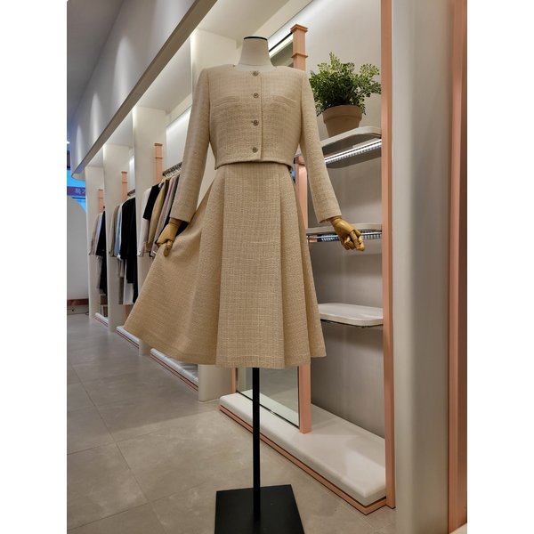 [여주점] 여성 크롭 자켓 셋업 원피스(ITPBYOP910)