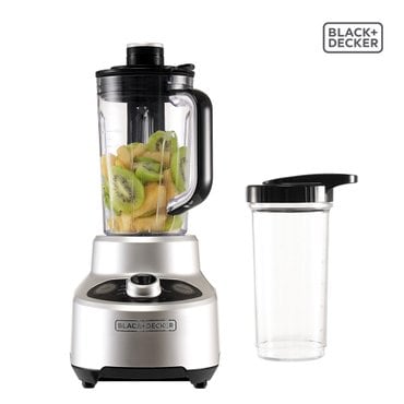 블랙앤데커 [BLACK+DECKER] 진공 블렌더 믹서기 600ml / 스테인리스 입체칼날 BXEB2002-A