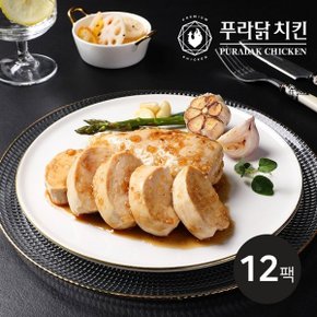 [푸라닭] 소스 통 닭가슴살 매드갈릭 100g 12팩