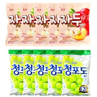  추억의사탕세트 자두맛사탕5개+청포도사탕5개 (WBA6A3E)