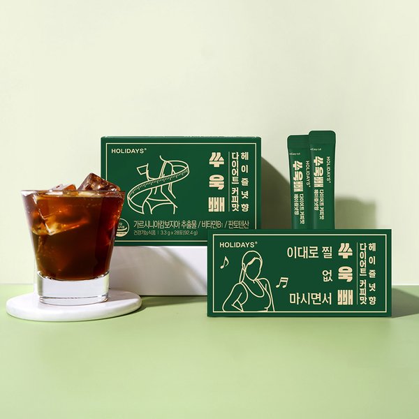 쑤욱빼 다이어트 커피맛 헤이즐넛향 28포 1박스 (28회분)