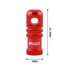 밸브 코어 제거 기능이있는 2PCS Presta 캡 자전거 튜브리스 타이어 스템 MTB