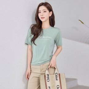 클래식 레터링 반팔 티셔츠_M2604TS031B