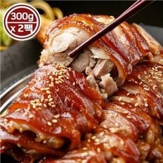 국내산 한돈 순살 족발 (300g) x2팩/특제양념/무방부제 무착향료/가정용 캠핑 밀키트