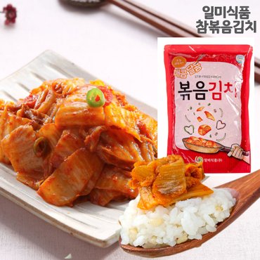 일미김치 맛있게 볶음 일미참볶음김치 1kg +1kg(총2팩)