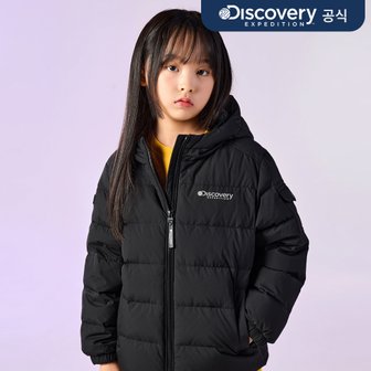 디스커버리키즈 키즈 에센셜 구스다운 경량패딩 (BLACK)