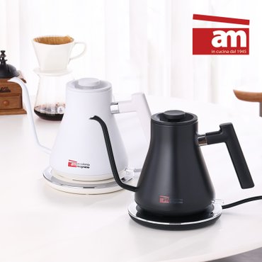 AM [백화점브랜드] 이태리 AM 전기 커피 드립포트 저소음 통스텐 800ml