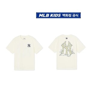 24SS  7ATSM0643-50NBL [KIDS]모노그램 캠핑 빅럭스 티셔츠 뉴욕양키스