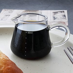 바보사랑 쁘띠 밀크 저그 60ml 내열유리 시럽 커피 샷잔 DR67