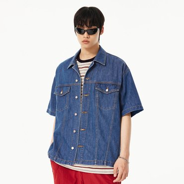 STUDIO TOMBOY [STUDIO TOMBOY MEN] 데님 트러커 셔켓 9155213551