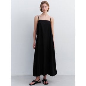 vacation cotton dress_ black