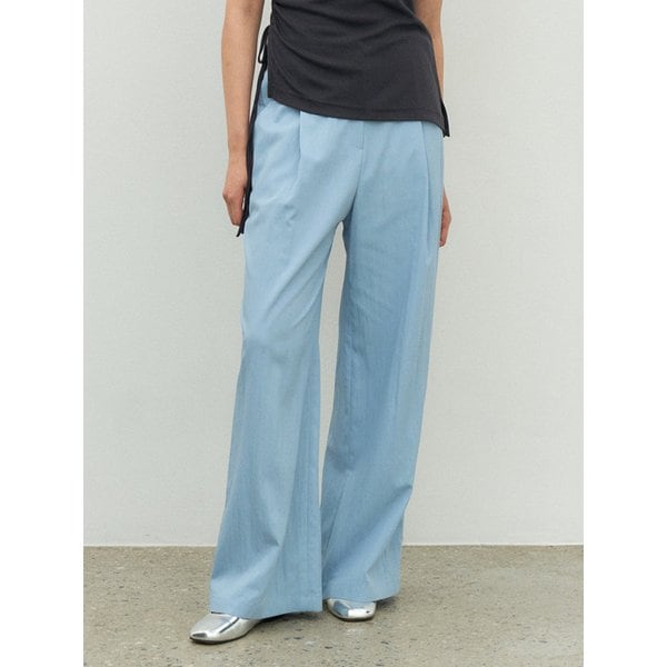 SEMI-LOW-RISE POCKET PANTS LIGHT BLUE MBESPA005LB