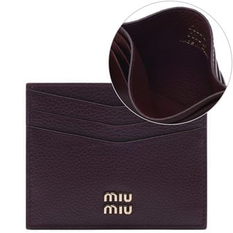 미우미우 [부산점] 25FW 여성 로고 카드지갑 (5MC002 ADT7 F0007 25F)