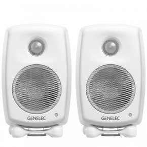 Genelec G 원 액티브 스피커 (2 쌍) (흰색) 모니터 스피커