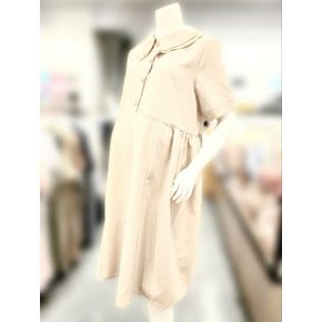 [와코루 마더피아]   신상품 임부   시원한 여름 잠옷  원피스(ROP8037