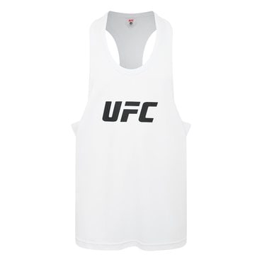 UFC SPORT UFC 피지컬 짐웨어 슬리브리스 화이트 U4SLV2103WH
