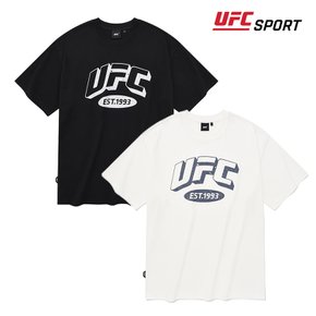 UFC 아치 로고 릴렉스핏 반팔 티셔츠  U2SSU2336