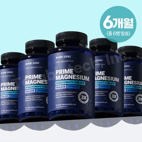 본사이언스 알비온 킬레이트 마그네슘 프라임 마그트리니티 글리시네이트 고흡수 90캡슐 6병