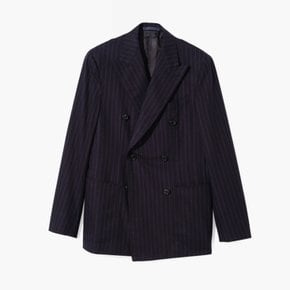 [CRSO}카루소 아이다 디비 정장세트/AIDA DB (WOOL STRIPE) SUIT NAVY/CSD2M10005A72