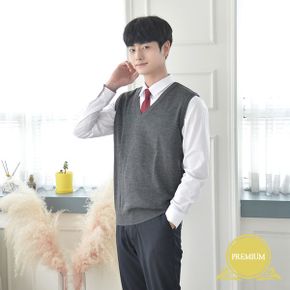 교복몰 프리미엄 울조끼  그레이 _P343223948