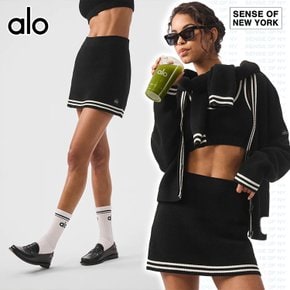 [해외] 알로요가 테니스 클럽 스웨터 니트 스커트 블랙