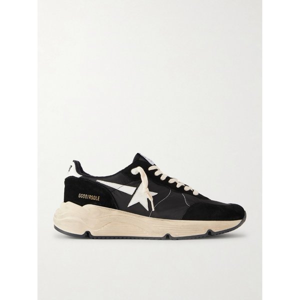 러닝 솔 가죽 트리밍 스웨이드 스니커즈 46376663162998665