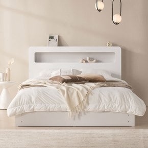 로즈 LED 수납침대 본넬매트 Q