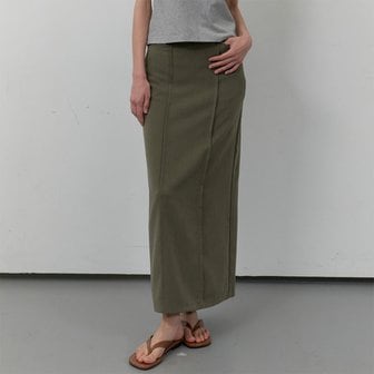 gngb 누엘 H라인 스커트 KHAKI