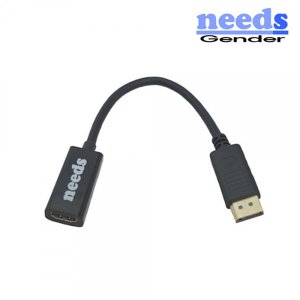 엠지솔루션 NEEDS DP TO HDMI 컨버터 20Cm V1.2(NDG-DPH015)