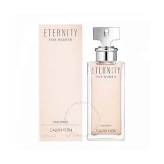 Calvin Klein CK 캘빈클라인 여성 이터니티 오 프레쉬 포 우먼 EDP 3.38 oz 프래그런스 향수 8059698