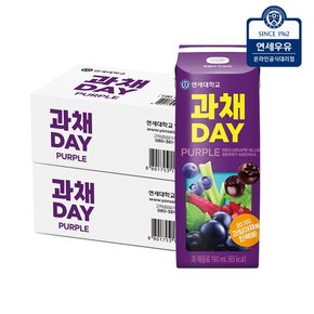 연세유업 과채데이 퍼플 190ml 48팩