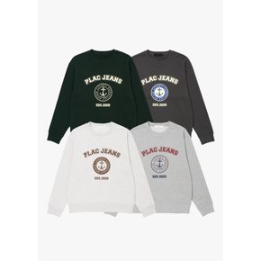 남녀공용 플랙진 그래픽 스웨트셔츠_4colors (PWTI3WSL30U)
