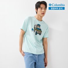 [본사직영]컬럼비아 남성 선트렉 그래픽 반팔 티셔츠 C32AE0806329