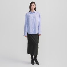 Side Unbalance Stripe Shirt